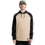 BURTON Crown Weatherproof Pullover Hoodie - Summit Taupe Heather/True Black