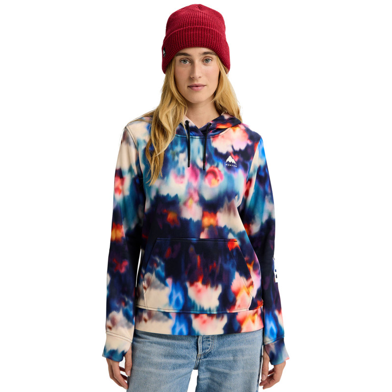 Burton Oak Pullover Hoodie - Women's Hoodie- Floral Blur