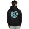 Element Paint Brush - Men's Full-zip Hoodie - Flint Black