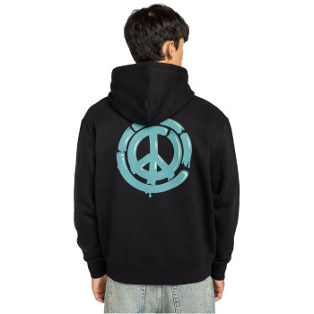 Element Paint Brush Full-zip Hoodie - Ανδρικό Φούτερ - Flint Black