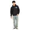 Element Paint Brush - Men's Full-zip Hoodie - Flint Black