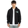 Element Paint Brush - Men's Full-zip Hoodie - Flint Black