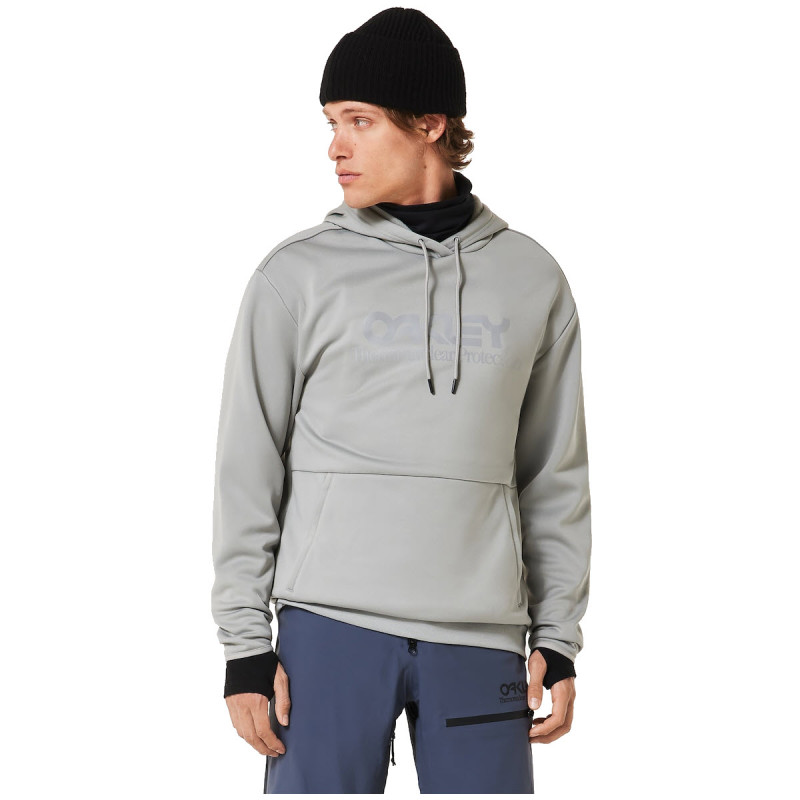 OAKLEY Rider Long 2.0 Hoodie - Men's Hoodie- Cement