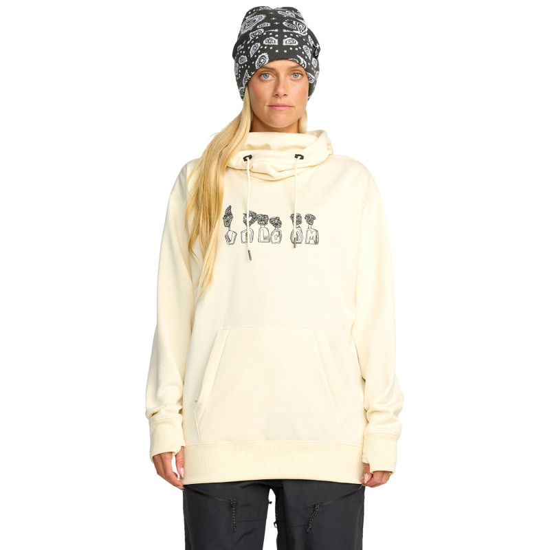 VOLCOM Riding Hydro Hoodie DWR - Women's Hoodie - Bone