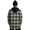Volcom Kenson Insulated Flannel Jacket - Men's Insulated Flannel Shirt - Black Green