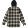 Volcom Kenson Insulated Flannel Jacket - Men's Insulated Flannel Shirt - Black Green