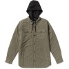 Volcom Kenson Insulated Flannel Jacket - Men's Insulated Flannel Shirt - Military