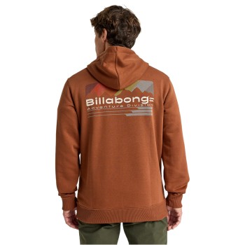 Billabong Compass Po 2 - Ανδρικό φούτερ με κουκούλα - Rust