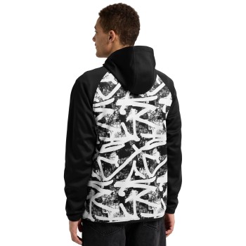 BURTON Crown Weatherproof 2 Full-Zip Fleece - Ανδρικό DWR τεχνικό φούτερ - City Streets/True Black