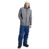BURTON Crown Weatherproof 2 Full-Zip Fleece - Ανδρικό DWR τεχνικό φούτερ - True Black Heather