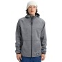 BURTON Crown Weatherproof 2 Full-Zip Fleece - Ανδρικό DWR τεχνικό φούτερ - True Black Heather
