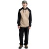 BURTON Crown Weatherproof Pullover Fleece - Summit Taupe Heather/True Black