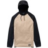 BURTON Crown Weatherproof Pullover Fleece - Summit Taupe Heather/True Black