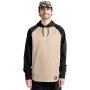 BURTON Crown Weatherproof Pullover Fleece - Summit Taupe Heather/True Black