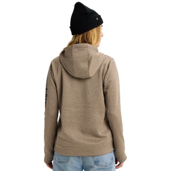Burton Oak Pullover Hoodie - Γυναικείο φούτερ με κουκούλα - Summit Taupe Heather