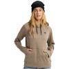 Burton Oak Pullover Hoodie - Γυναικείο φούτερ με κουκούλα - Summit Taupe Heather