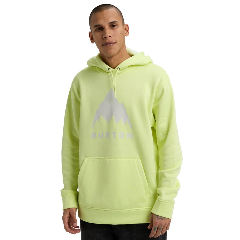 Burton Oak Pullover Hoodie - Ανδρικό φούτερ με κουκούλα - Glow Yellow Green Heather
