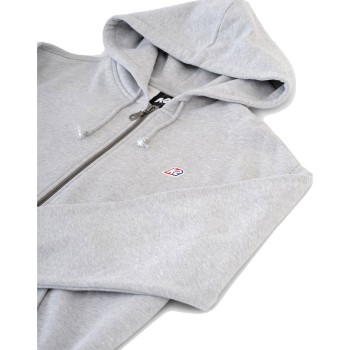 K2 Embroidered Full Zip Hoodie  - Ανδρική ζακέτα με κουκούλα - Heather Grey