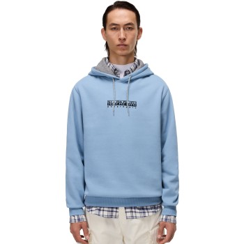 Napapijri B-Fiemme - Ανδρικό φούτερ με κουκούλα - Faded Denim Napapijri B-Fiemme - Ανδρικό φούτερ με κουκούλα - Faded Denim