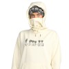 VOLCOM Riding Hydro Hoodie DWR - Γυναικείο φούτερ με κουκούλα - Bone
