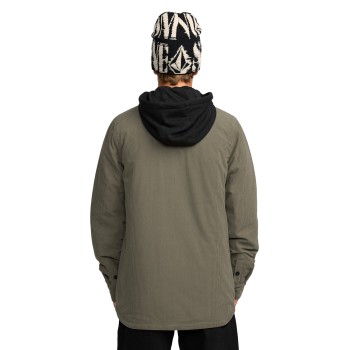 Volcom Kenson Insulated Flannel Jacket - Ανδρικό Πουκάμισο Flannel με επένδυση - Military