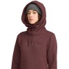 VOLCOM Tower Pullover Fleece - Γυναικείο φούτερ με κουκούλα - Oxblood
