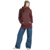 VOLCOM Tower Pullover Fleece - Γυναικείο φούτερ με κουκούλα - Oxblood