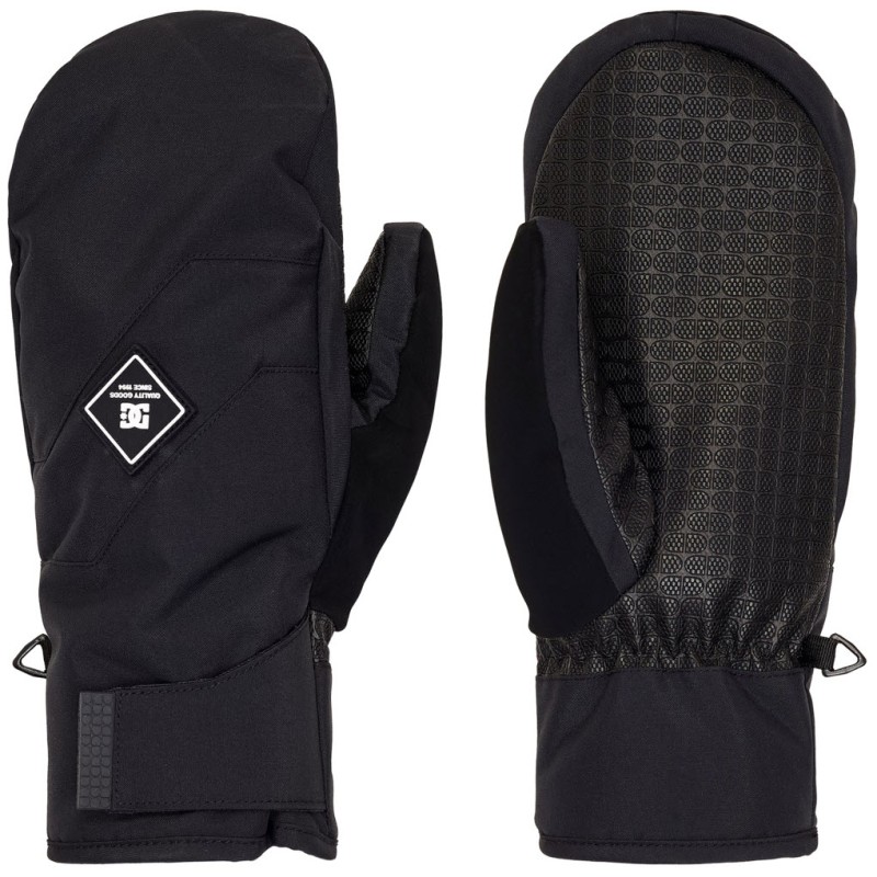 DC Franchise Mitten- Snowboard/Ski Gloves for Men's - Black