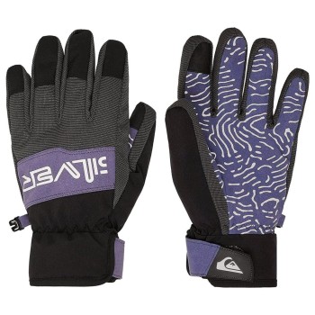 Quiksilver Method 2 - Men's Technical Snowboard/Ski Gloves - True Black