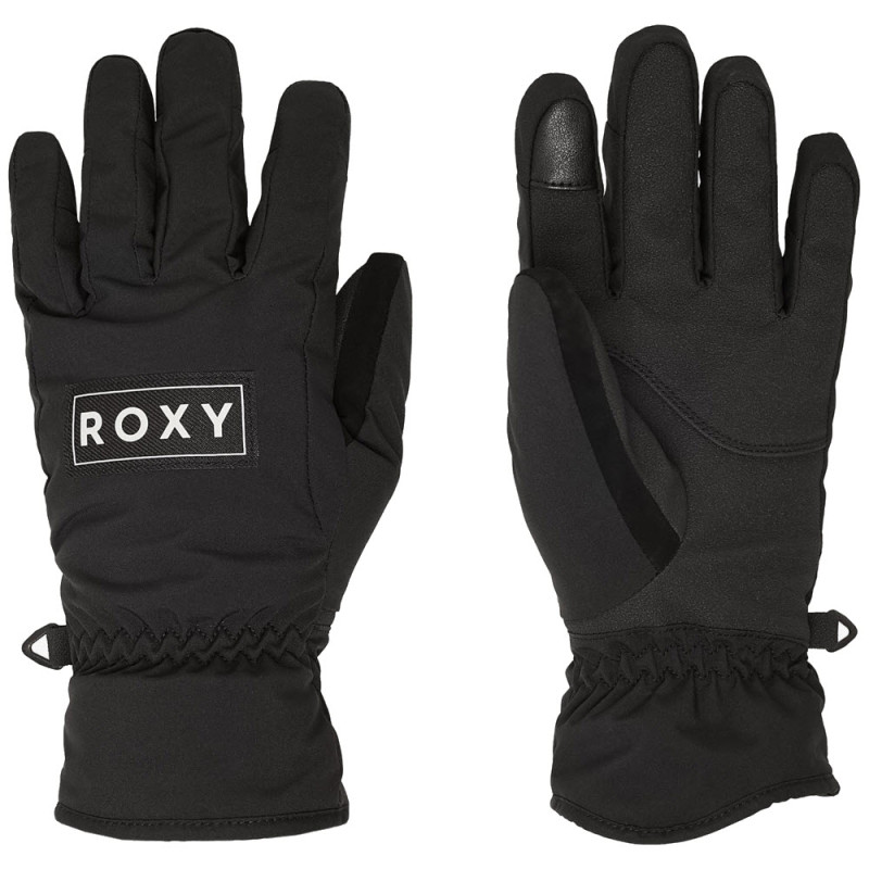 ROXY Freshfield Insulated - Snowboard/Ski Gloves for Women - True Black