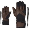 ZIENER GETTER AS - Men's ski gloves - Dark Brown
