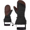 ZIENER GAIKUS AS® AW lavalan® Alpine Mittens - Ανδρικά γάντια Ski/Snowboard χούφτα -  Black/Dark Brown