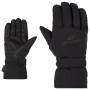 ZIENER Gordanus AS® - Μαλακά & Aδιάβροχα ανδρικά γάντι σκι - Black/Graphite