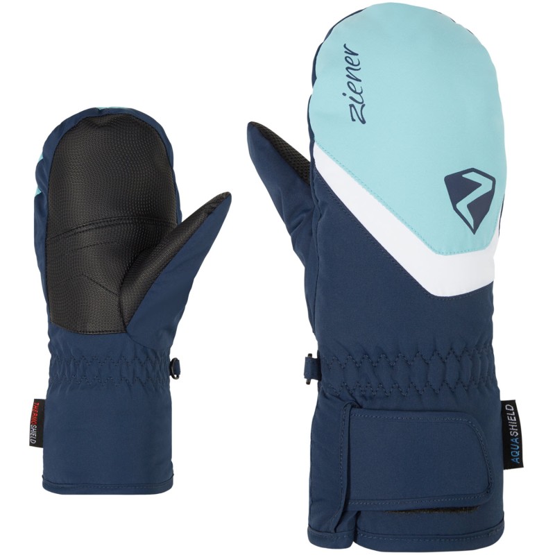 ZIENER Loriano AS® - Παιδικά Γάντια Ski χούφτα - Dark Navy