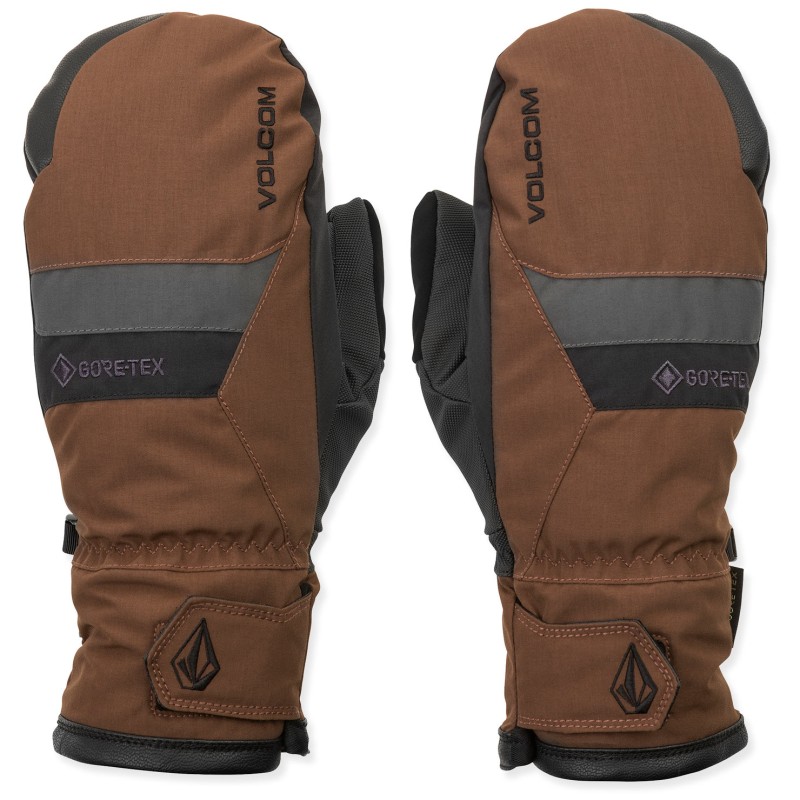 Volcom Stay Dry 2 Gore-Tex Mittens - Ανδρικά γάντια χούφτα Snowboard - Brown