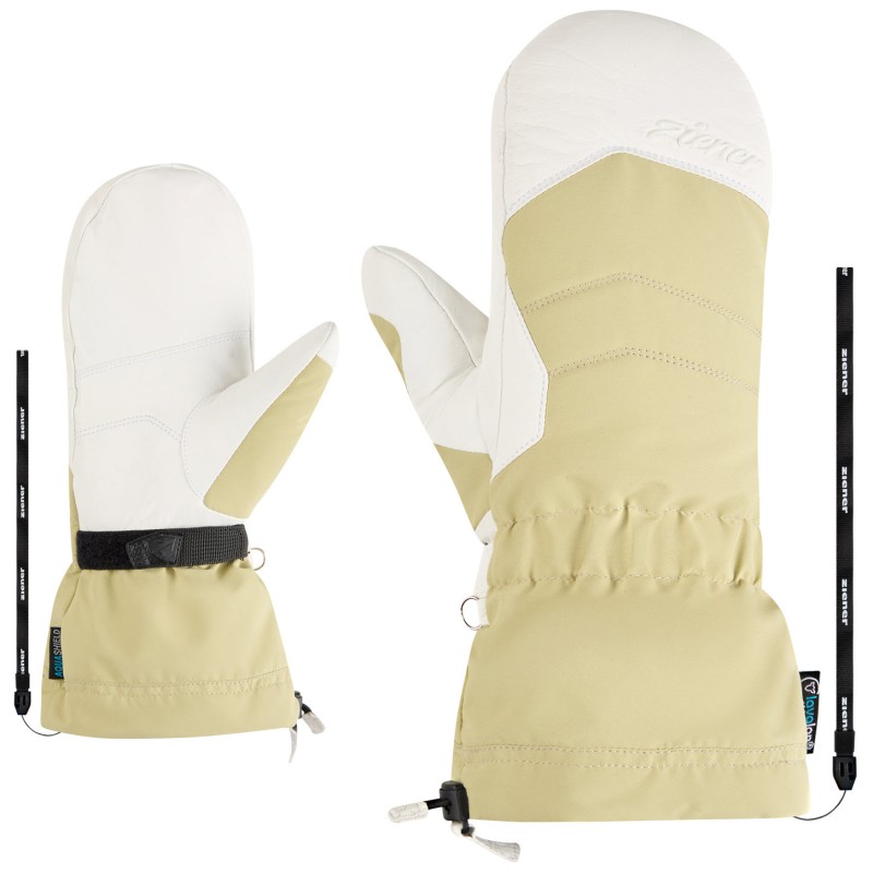 ZIENER Kilati AS® AW lavalan® Alpine Mittens - Γυναικεία γάντια Ski/Snowboard χούφτα - Sage Leaf