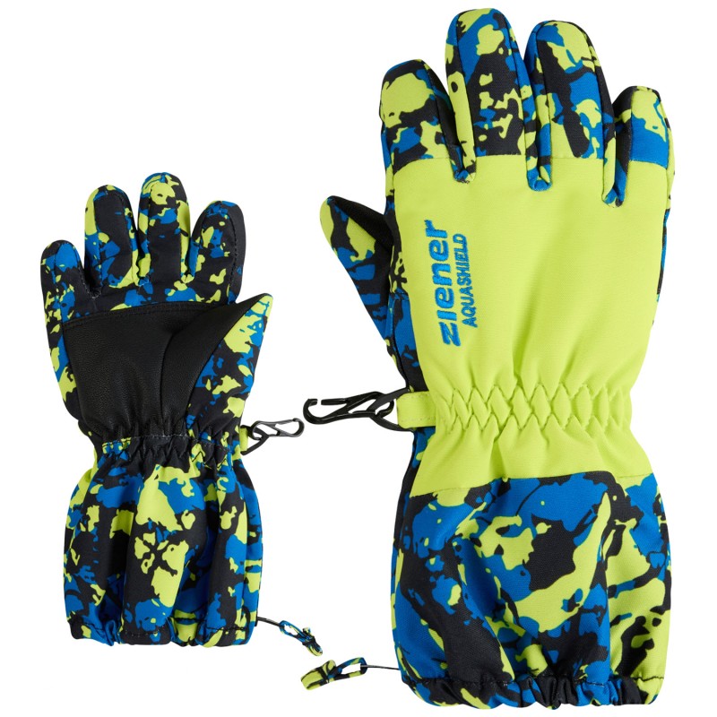 ZIENER Levio AS® Minis Mittens - Παιδική χούφτα Ski - Camo Persian Blue