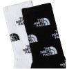 The North Face Everyday Crew Logo Socks (2 Pack) - All day Socks - TNF Black/TNF White