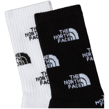 The North Face Everyday Crew Logo Socks (2 Pack) - All day Socks - TNF Black/TNF White