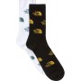 The North Face Everyday Crew Logo Socks (2 Pack) - Κάλτσες - TNF Black/Summit Golf