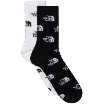 The North Face Everyday Crew Logo Socks (2 Pack) - Κάλτσες - TNF Black/TNF White The North Face Everyday Crew Logo Socks (2 Pack) - Κάλτσες - TNF Black/TNF White