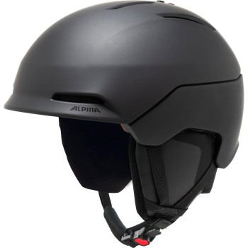 ALPINA Nax Hybrid Helmet - Ski/Snowboard Helmet - Black matt