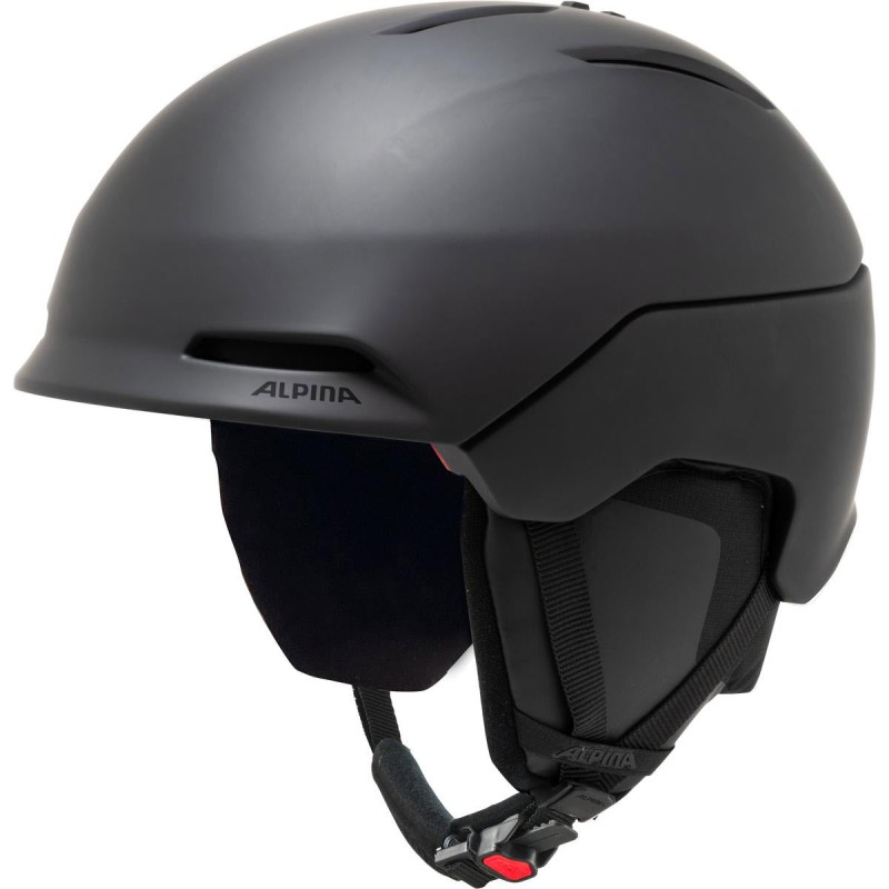 ALPINA Nax Hybrid Helmet - Ski/Snowboard Helmet - Black matt