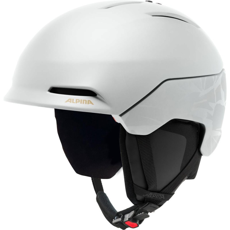 ALPINA Nax Hybrid Helmet - Ski/Snowboard Helmet - White Camo matt