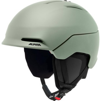 ALPINA Nax Hybrid Helmet - Ski/Snowboard Helmet - Willow Green matt