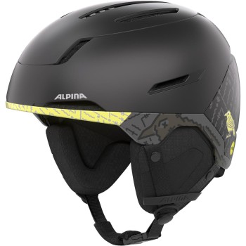 ALPINA Versatile Pro Mips® - Ski/Snowboard Helmet - Litoff Black Yellow
