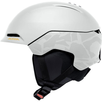 ALPINA Nax Hybrid Helmet - Ski/Snowboard Helmet - White Camo matt
