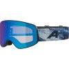 ALPINA Fernie Junior Q-Lite Mirror - Παιδική Μάσκα Ski/Snowboard - Black Blue matt/Blue mirror