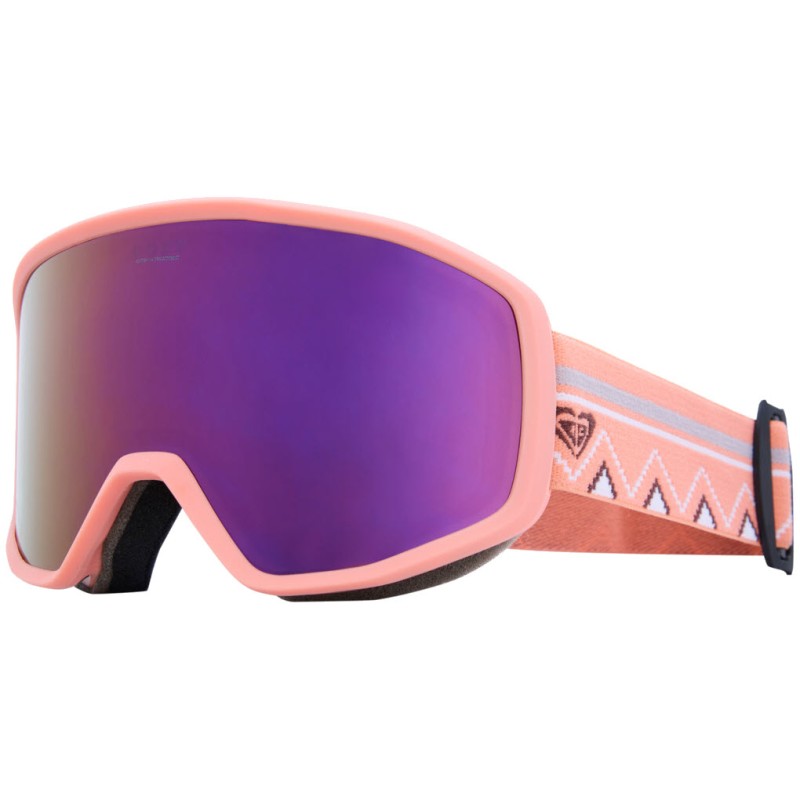 Roxy Izzy Goggles - Γυναικεία Μάσκα Ski/Snowboard - Coral Chic/Clux Ml lpurple s3