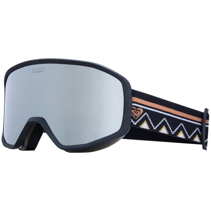 Roxy Izzy Goggles - Γυναικεία Μάσκα Ski/Snowboard - Black/Clux Ml Silver s3